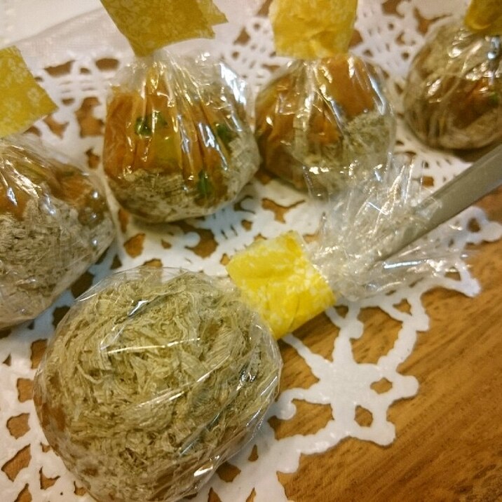 朝御飯にお弁当に*お手軽味噌玉